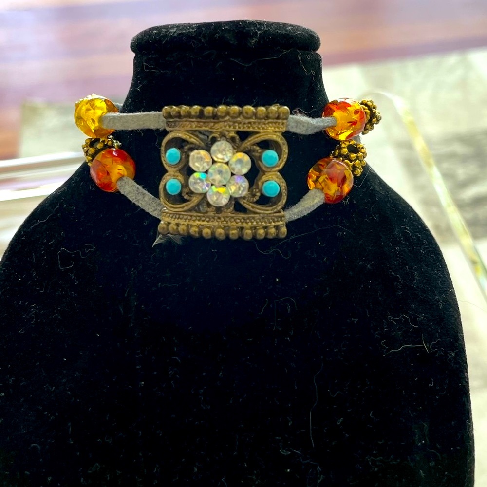 Antique Rhinestone Bracelet